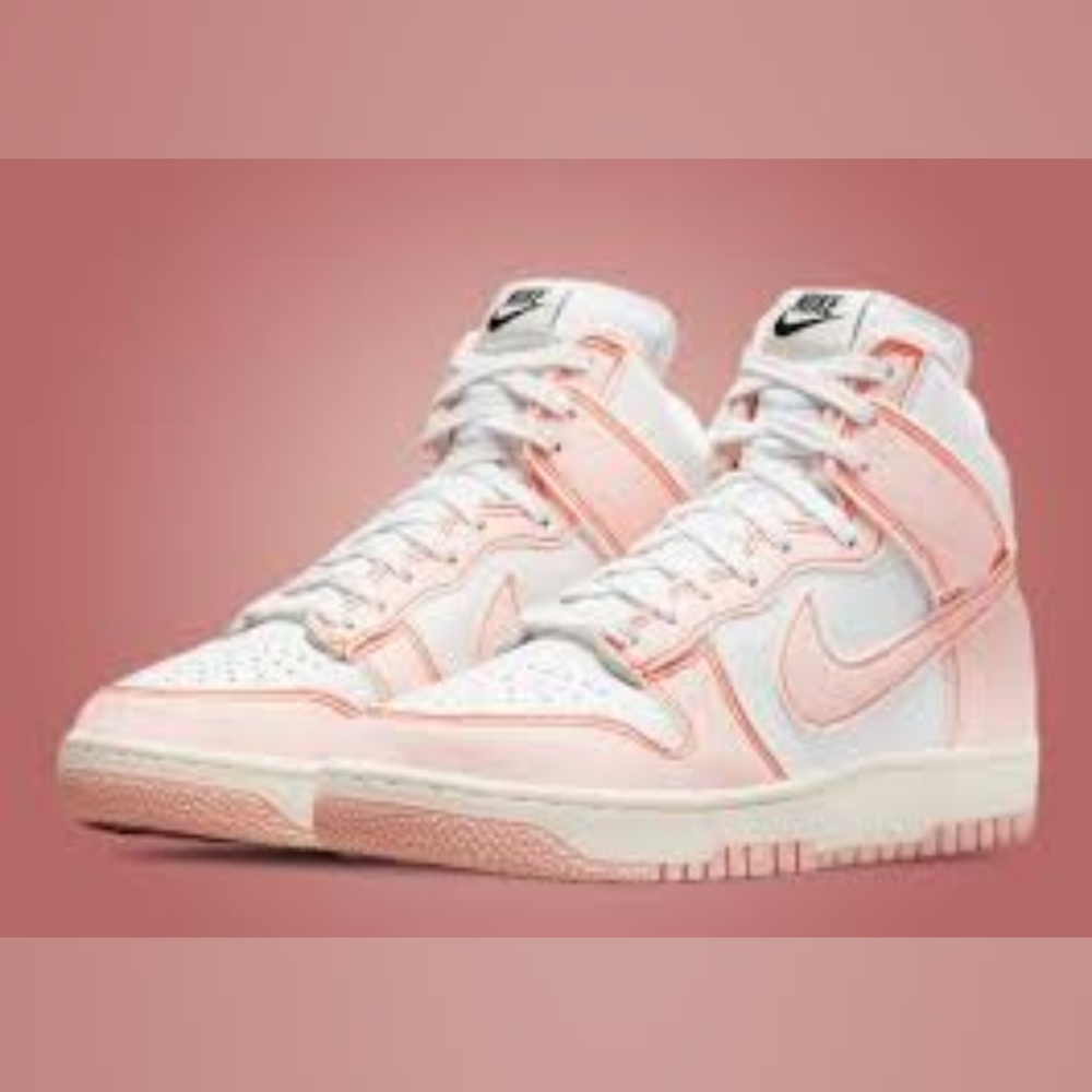 Arctic Orange Hi Top Nike Dunks
